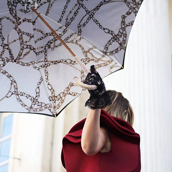 Black Umbrella with Chains
