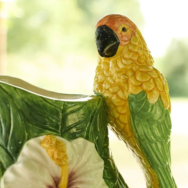 Pitcher with Parrot