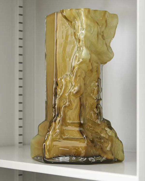 Rocky Baroque Vase Olive