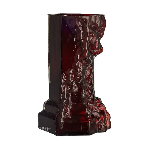 Rocky Baroque Vase Oxblood