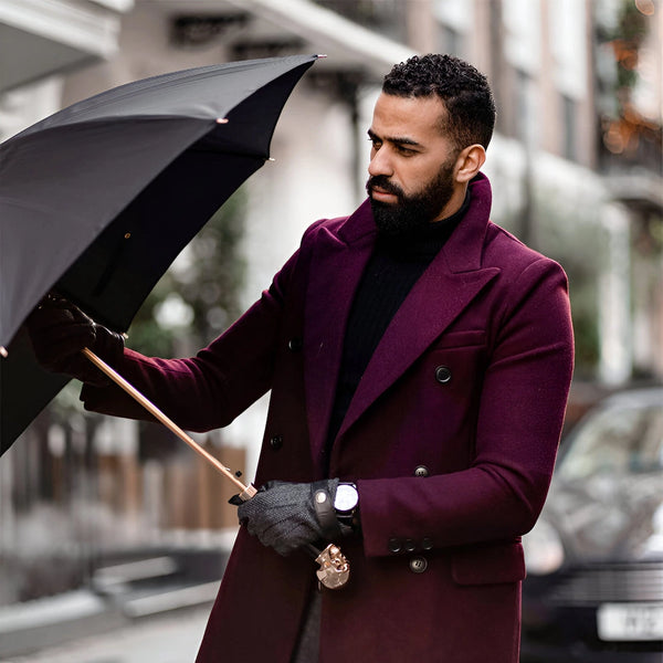Golden Skull Umbrella