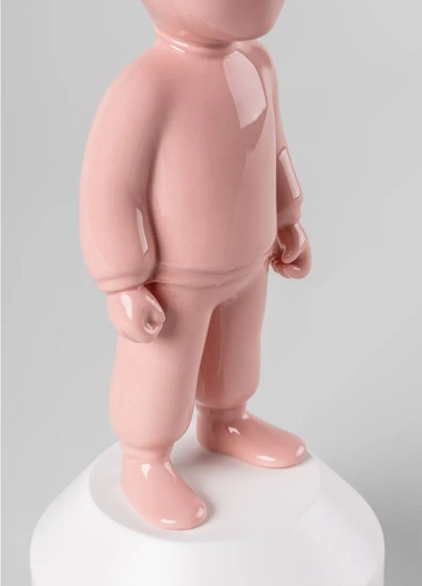 The pink Guest Sculpture. Small model