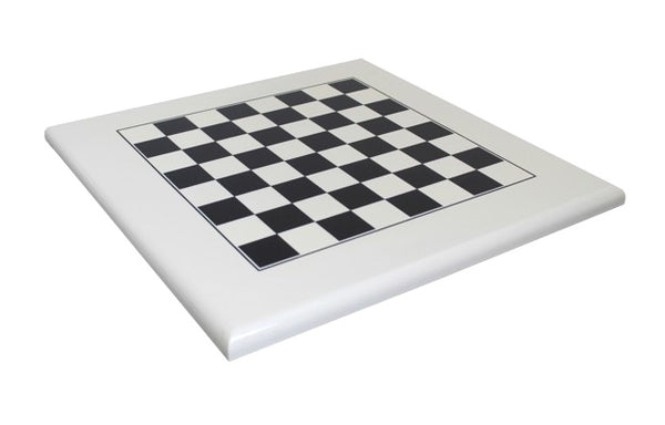 Arabesque Metal Wood Chess Pieces with White Black Chess Board Large
