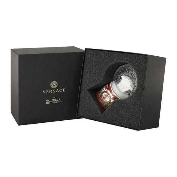 I Love Baroque Holiday Glass sphere with snow effect