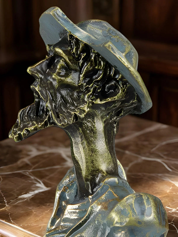 Don Quixote and Sancho Panza on Donkey