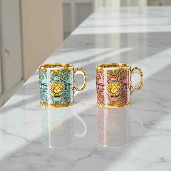 La Scala del Palazzo Set of 2 mugs with handle