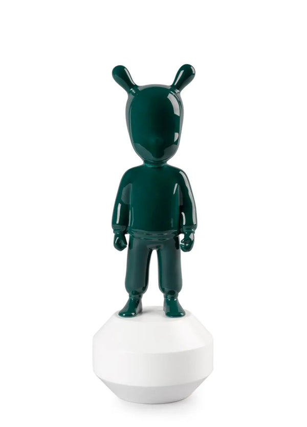 The dark green Guest Sculpture. Small model