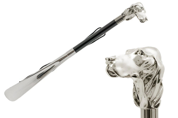 Silver Dog Shoehorn