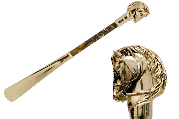 Gold Horse Shoehorn