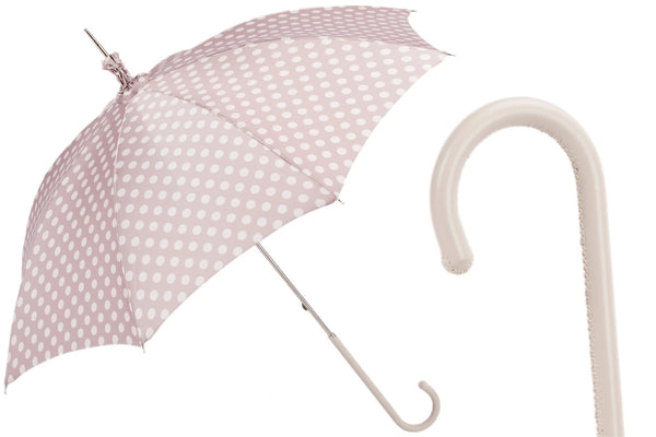 Manual Opening Polka Dot Parasol