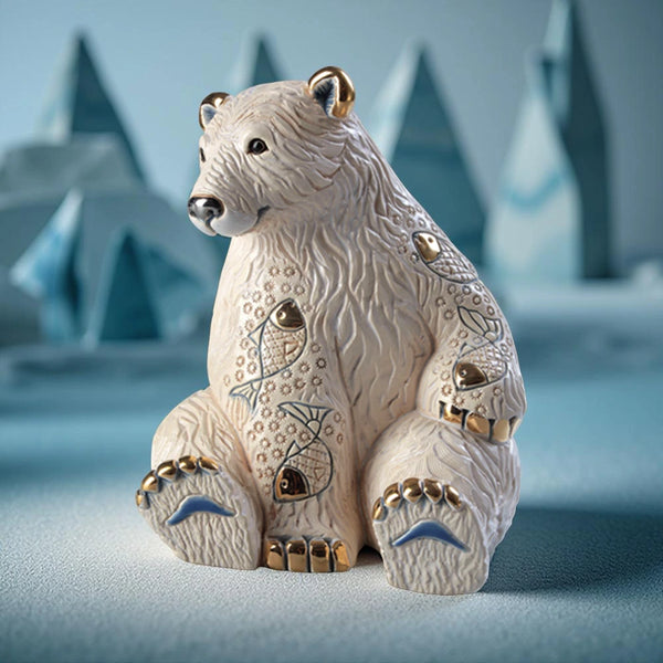 Polar Bear With Fish
