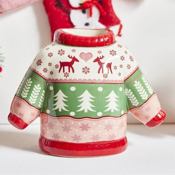 Vase pullover deer 2 ass.