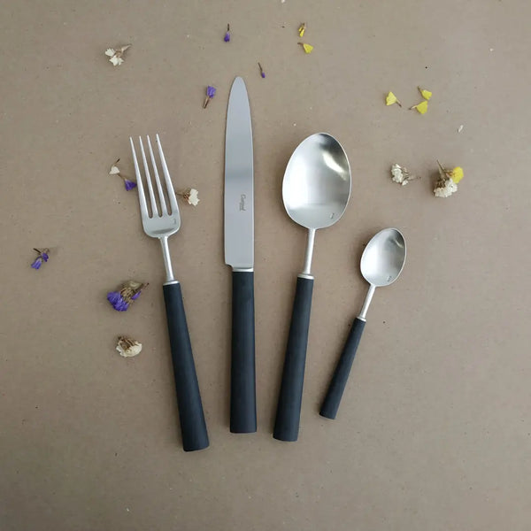 Ebony Matte Brushed 24 Pieces