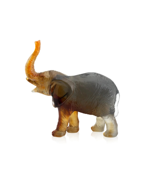 Small Green Amber Elephant