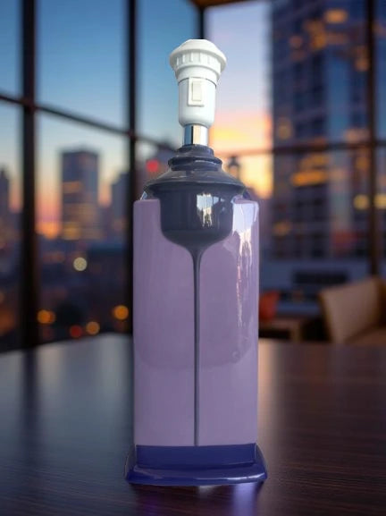 Violet Compact Vase Lamp