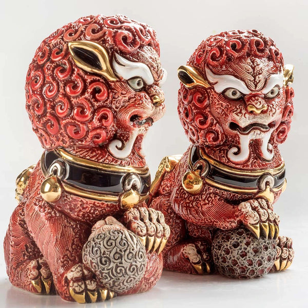 Red Foo Lioness Set