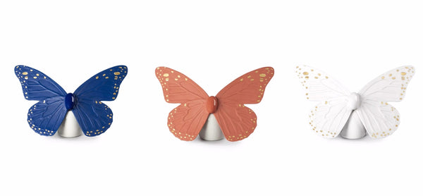 Set Butterflys Golden Luster