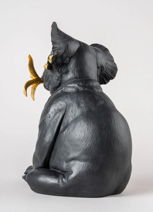 Koala Sculpture. Black-gold. Limited Edition