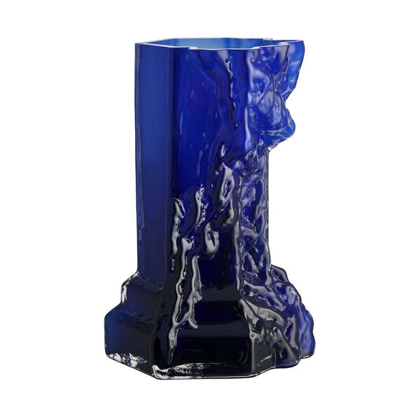 Rocky Baroque Vase Deep Blue