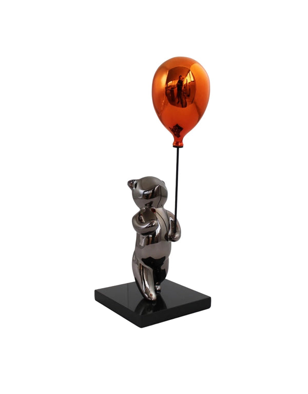 Little bear with balloon