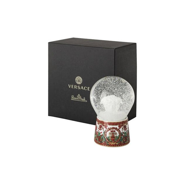 I Love Baroque Holiday Glass sphere with snow effect