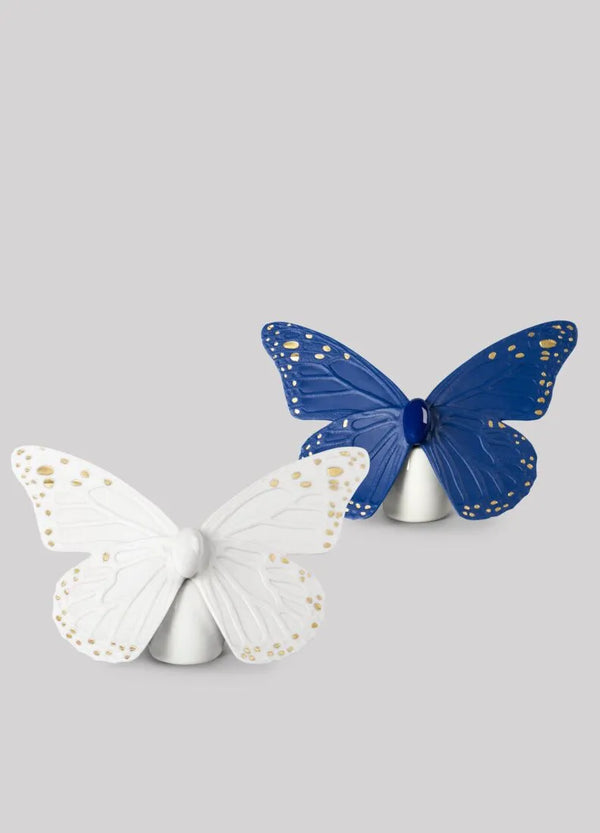 Set Butterflys Golden Luster