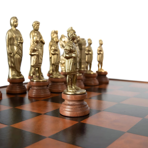 Caesar Set + Briar precious wood Chess table