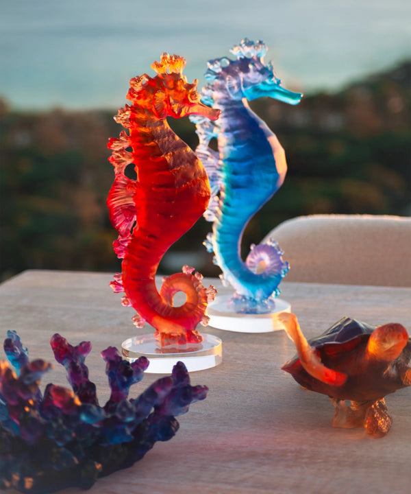 Seahorse Blue and Pink