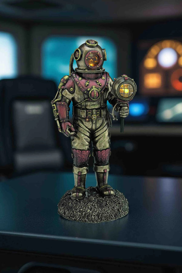 Deep diver Skeleton with light button