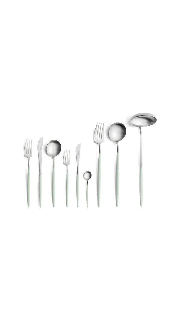 Goa Celadon Silver Plated 75 Pcs. + Wooden box