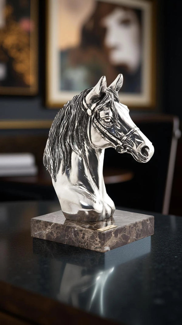 Silver Horse Head