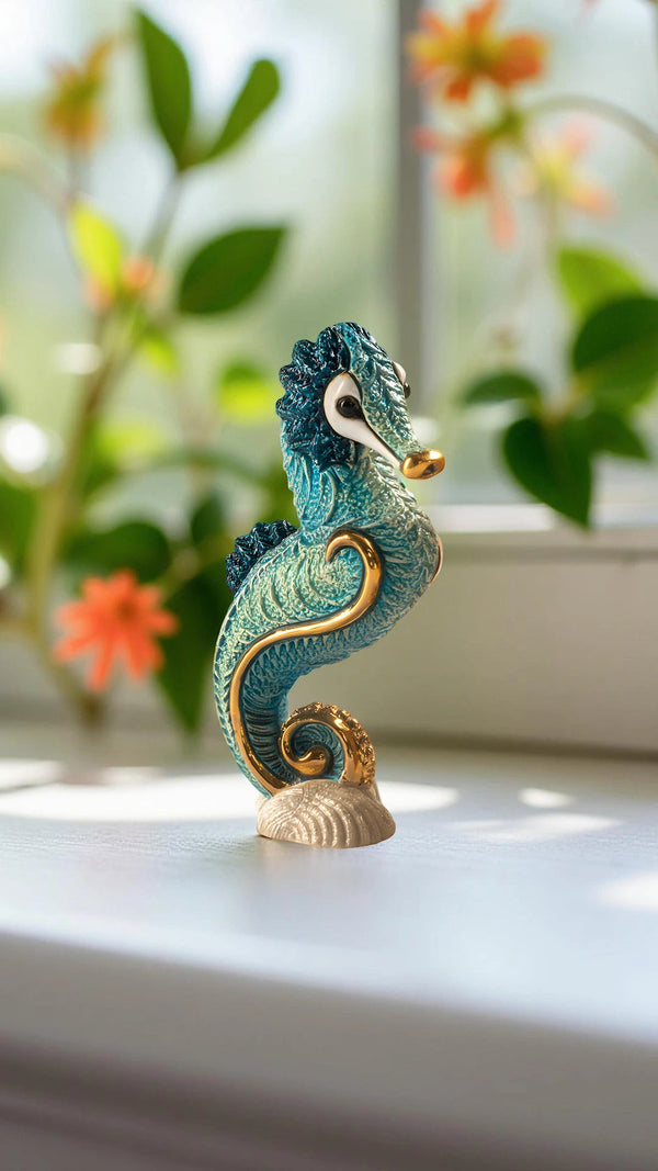 Turquoise Seahorse