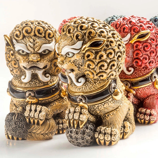 Cinnamon Foo Lioness Set