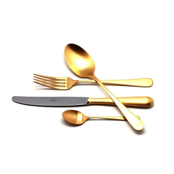 Alcantara Matte Brushed Gold Plated 24 Piece