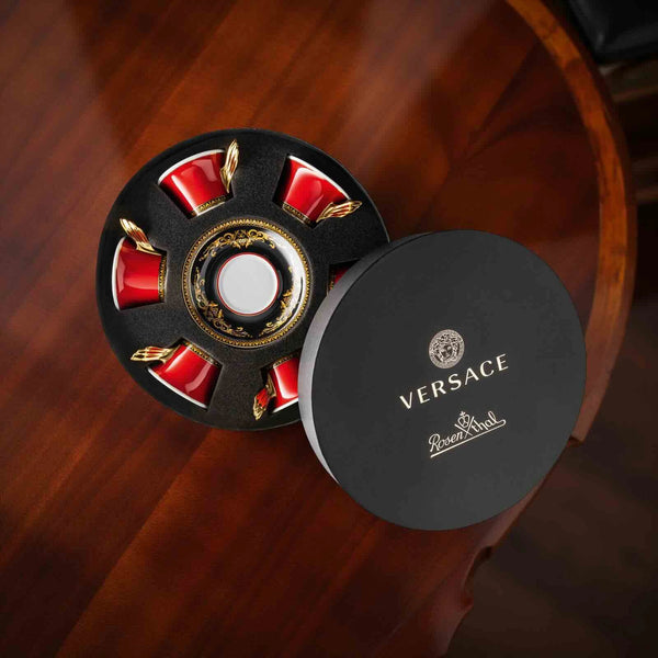 Medusa Set with 6 tea cups & saucers