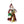 Load image into Gallery viewer, Glass hanger Santa Red
