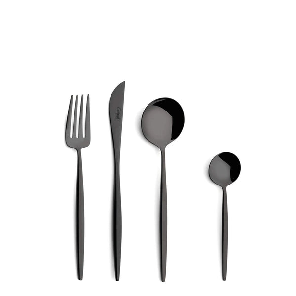 Moon Mirror Polished Black 24 Piece