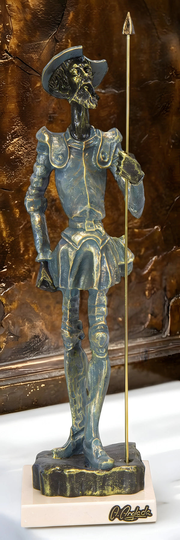 Don Quixote and Sancho Panza on Donkey