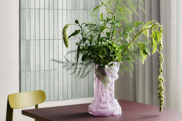 Rocky Baroque Vase Cool Pink