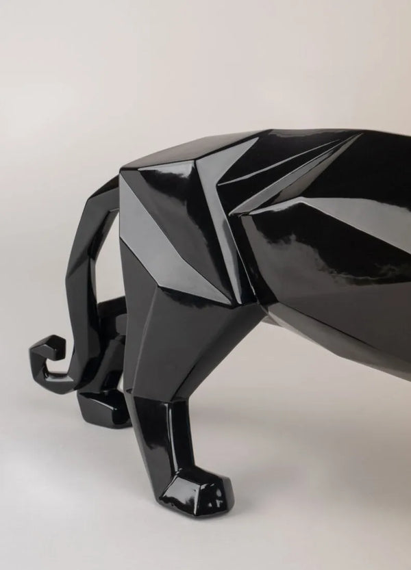 Panther Figurine Black