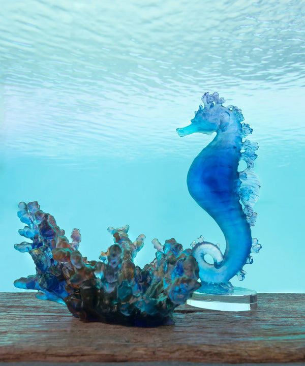 Seahorse Blue and Pink