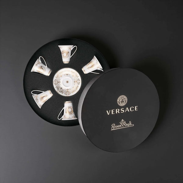 Medusa Gala Set with 6 espresso mocha c/s