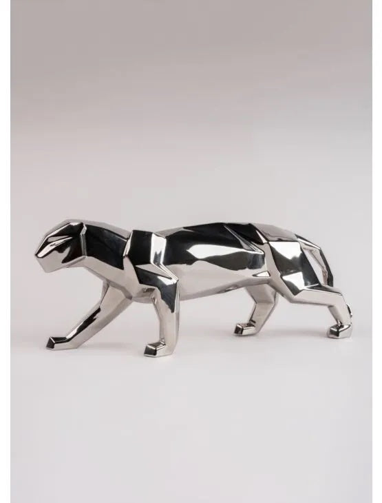 Panther Silver Sculpture