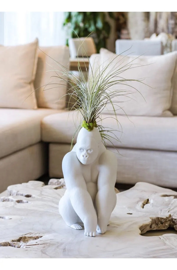 Gorilla Garden Figurine