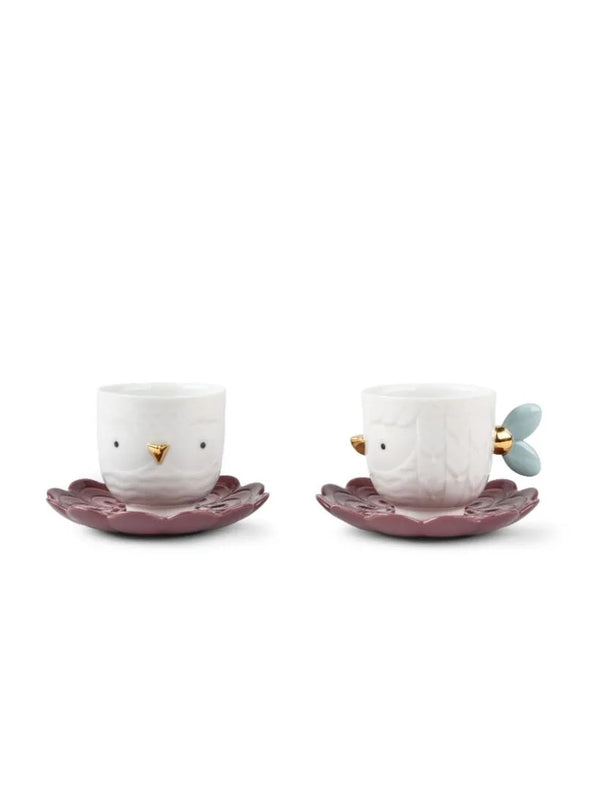 Set of 2 cups and saucers Kawki