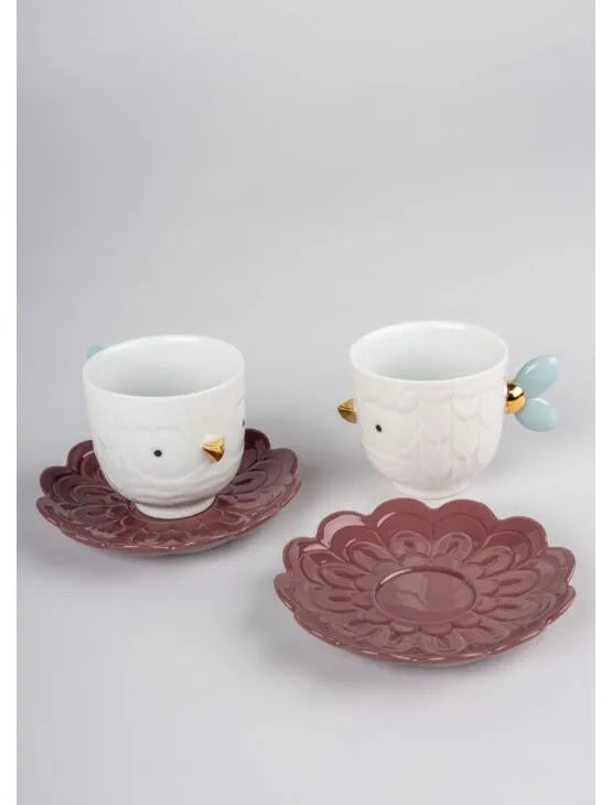 Set of 2 cups and saucers Kawki