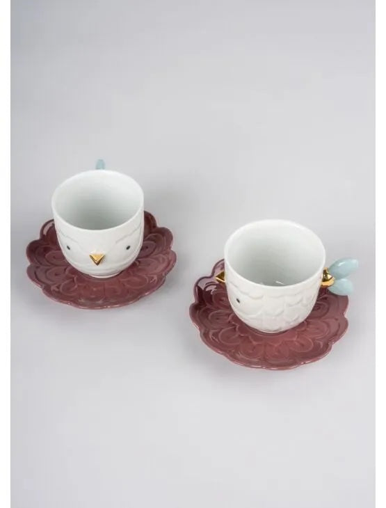 Set of 2 cups and saucers Kawki