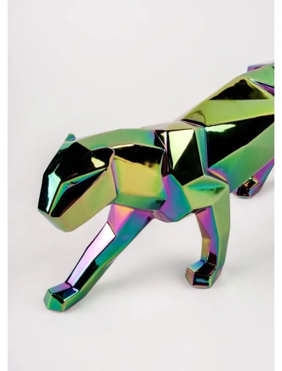 Panther Sculpture Iridiscent