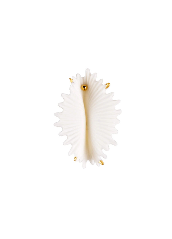 Actinia Big Earring White