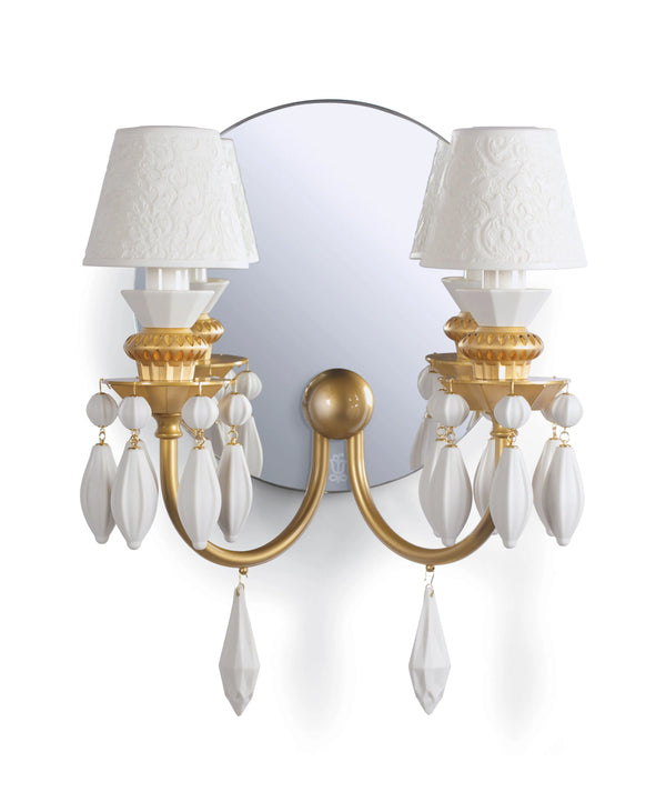 Belle de Nuit 2 Lights Wall Sconce Golden Luster